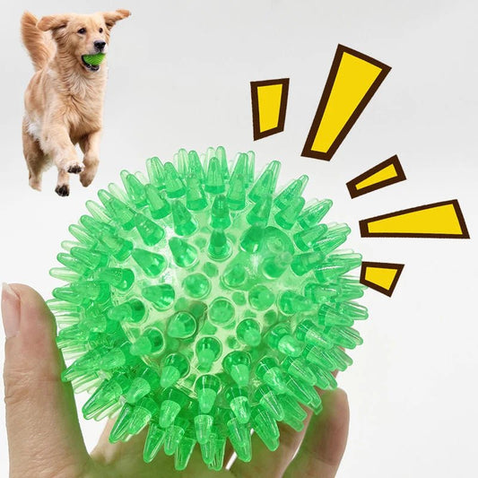 Balle rebondissante Jouets interactifs résistants aux morsures pour chiens de petite, moyenne et grande taille Bouledogue français Chihuahua etc