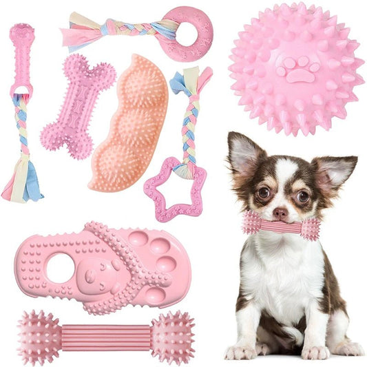 Jouets à mâcher pour chien Jouet en caoutchouc Jouet d'entraînement durable Jouets interactifs Fournitures pour animaux